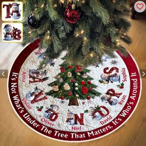 It's Not What's Under The Tree That Matters - Personalized Family Tree Skirt