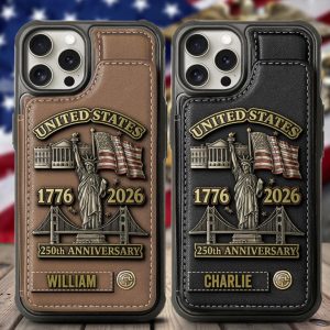 250th Anniversary - Personalized Wallet Phone Case