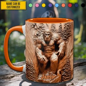 Bigfoot Vibes - Personalized Sasquatch Accent Mug