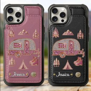 Love Camping - Personalized Camping Wallet Phone Case