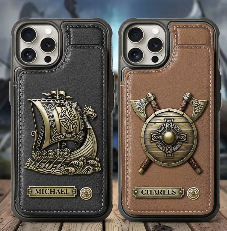 I'm A Viking - Personalized Viking Wallet Phone Case