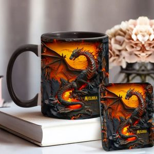 Love Dragons - Personalized Dragon Accent Mug