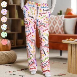 Blessed To Be Called Grandma Nana - Personalized Pajama Pants