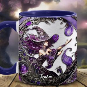 Beautiful Witch - Personalized Witch Accent Mug