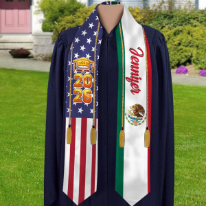 Country Flag Class of 2026 Stoles Sash