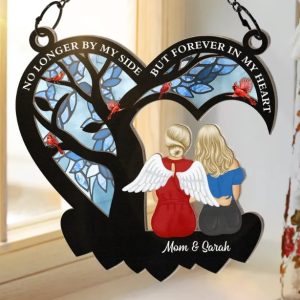 Forever In My Heart - Personalized Window Hanging Suncatcher Ornament