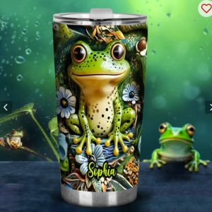 Love Frogs - Personalized Frog Tumbler