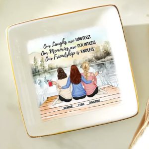 Our Memories Are Countless Our Friendship Is Endless - Personalized Ring Dish