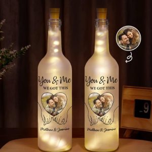 Custom Photo You & Me We Got This - Personalized Bottle Light
