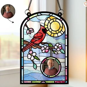 I'm Always With You - Personalized Window Hanging Suncatcher Photo Ornament