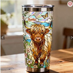 Love Highland Cows - Personalized Highland Cow Tumbler