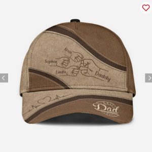 Best Dad Ever Fist Bump - Personalized Father Classic Cap