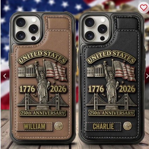 250th Anniversary - Personalized Wallet Phone Case