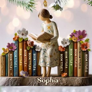 Just A Girl Who Loves Books - Personalized 1-Layer Acrylic Ornament