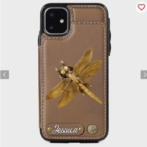 Love Garden, Beautiful Dragonfly, Butterfly, Bee, Hummingbird,... - Personalized Gardening Wallet Phone Case