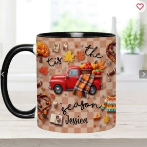 Tis The Season - Personalized Autumn Accent Mug